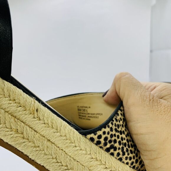Vince Camuto Shoes Womens 8 M Leather Kathalia Platform Espadrille Sandals - Picture 8 of 16